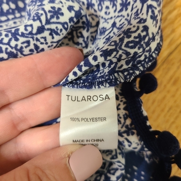 Tularosa XS Blue Alexa Off Shoulder Top - Picture 9 of 9